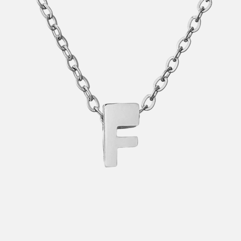 Dainty Initial Necklace (14k Gold-Plated) - Jewelled Me