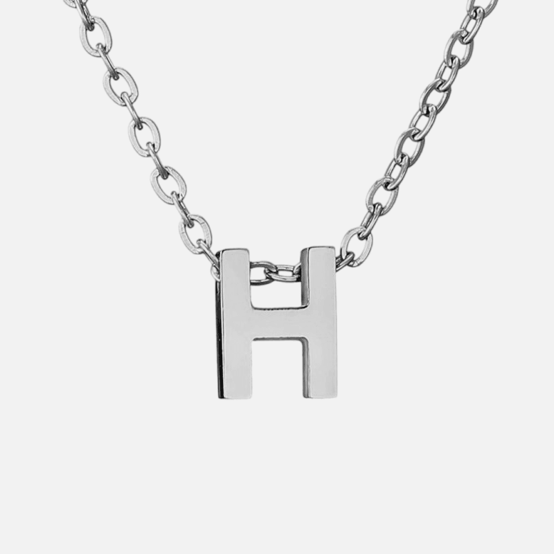 Dainty Initial Necklace (14k Gold-Plated) - Jewelled Me