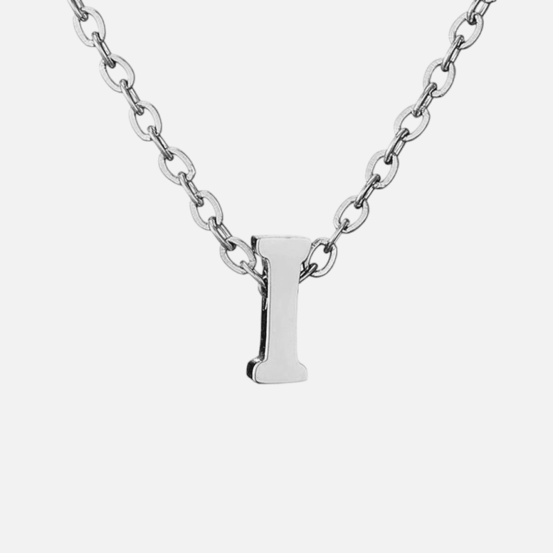 Dainty Initial Necklace (14k Gold-Plated) - Jewelled Me