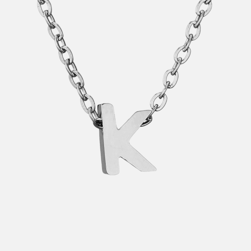 Dainty Initial Necklace (14k Gold-Plated) - Jewelled Me