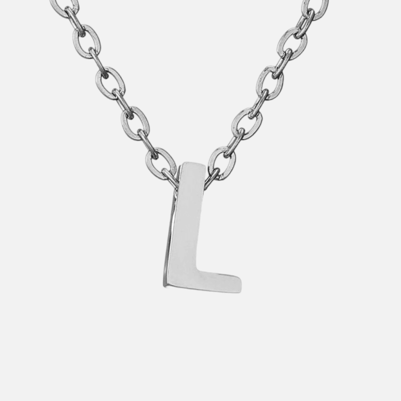 Dainty Initial Necklace (14k Gold-Plated) - Jewelled Me