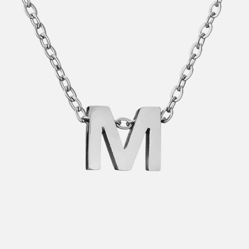 Dainty Initial Necklace (14k Gold-Plated) - Jewelled Me
