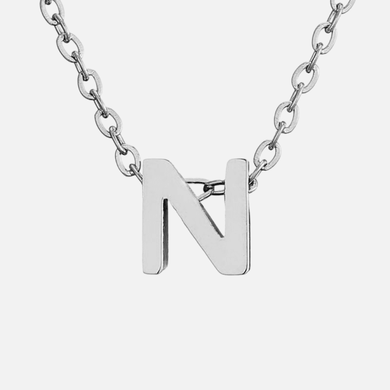 Dainty Initial Necklace (14k Gold-Plated) - Jewelled Me