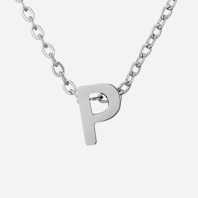 Dainty Initial Necklace (14k Gold-Plated) - Jewelled Me