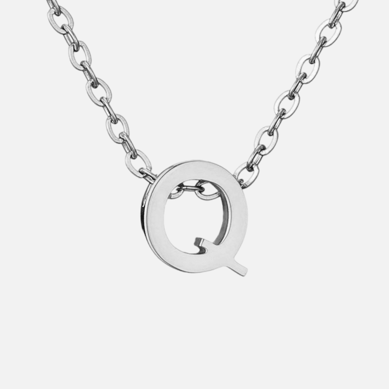 Dainty Initial Necklace (14k Gold-Plated) - Jewelled Me
