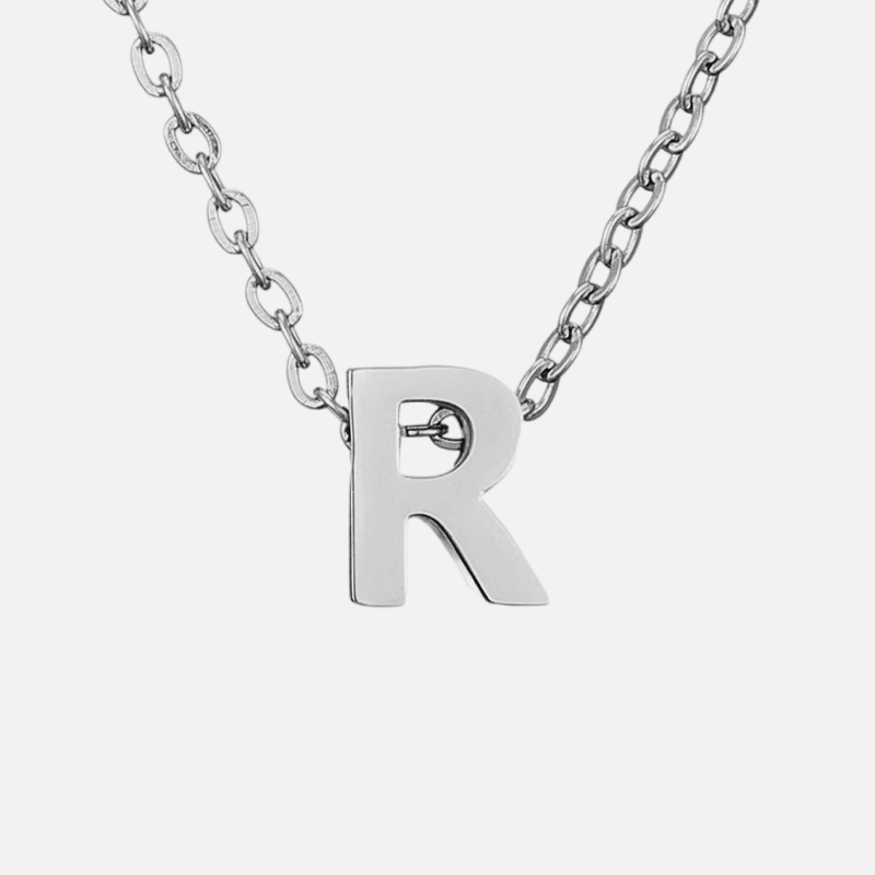 Dainty Initial Necklace (14k Gold-Plated) - Jewelled Me