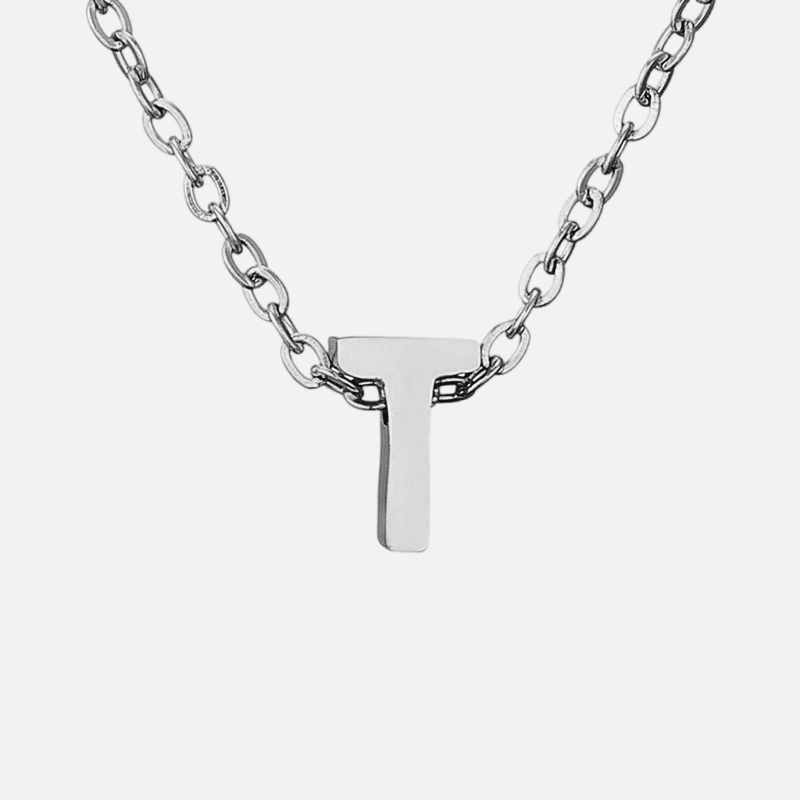 Dainty Initial Necklace (14k Gold-Plated) - Jewelled Me