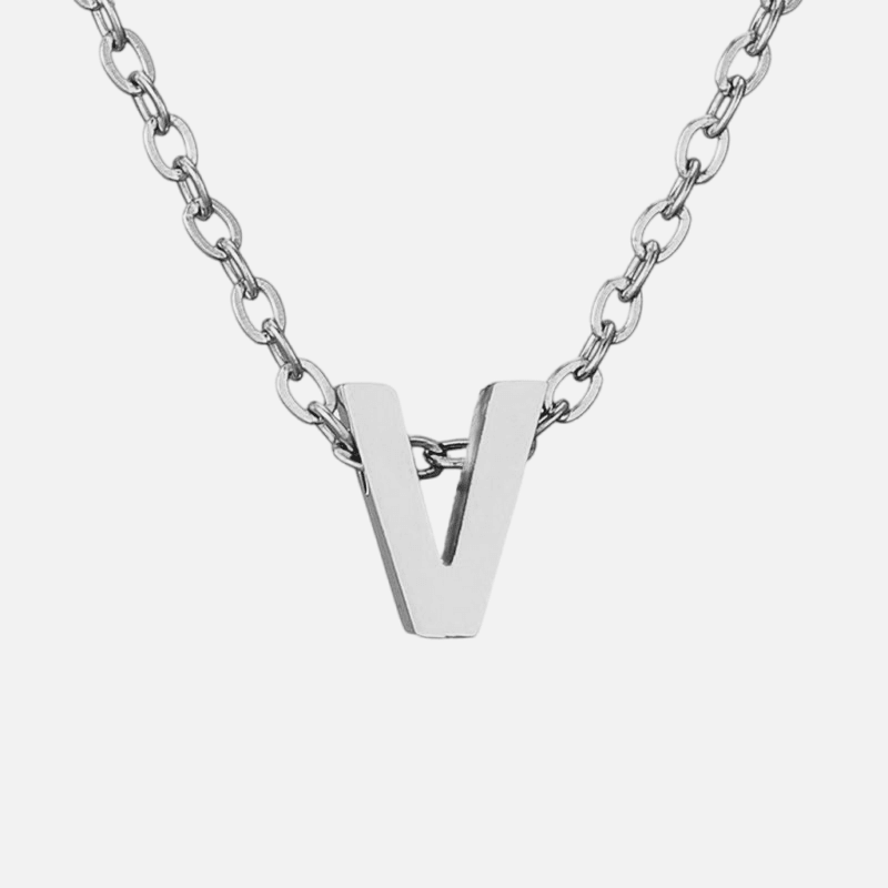 Dainty Initial Necklace (14k Gold-Plated) - Jewelled Me
