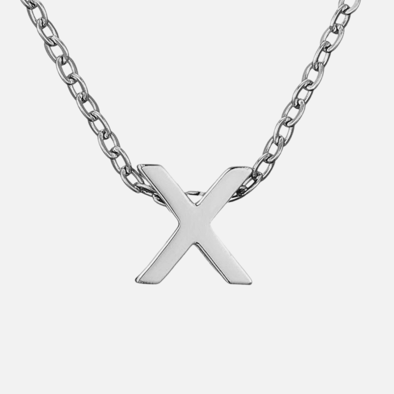 Dainty Initial Necklace (14k Gold-Plated) - Jewelled Me