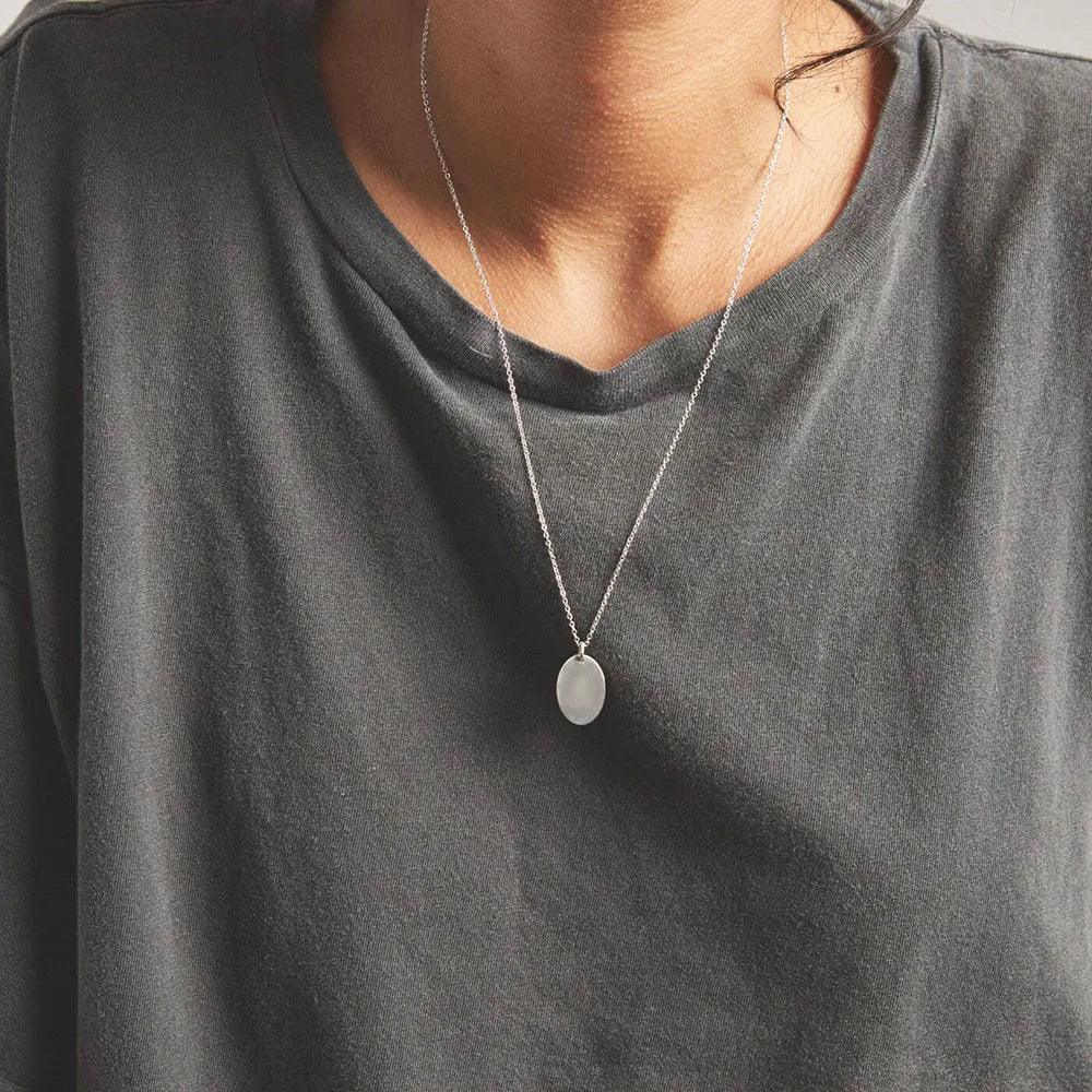 Custom Oval Pendant (14k Gold-Plated) - Jewelled Me