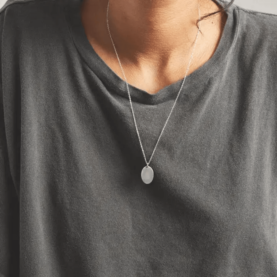 Custom Oval Pendant (14k Gold-Plated) - Jewelled Me