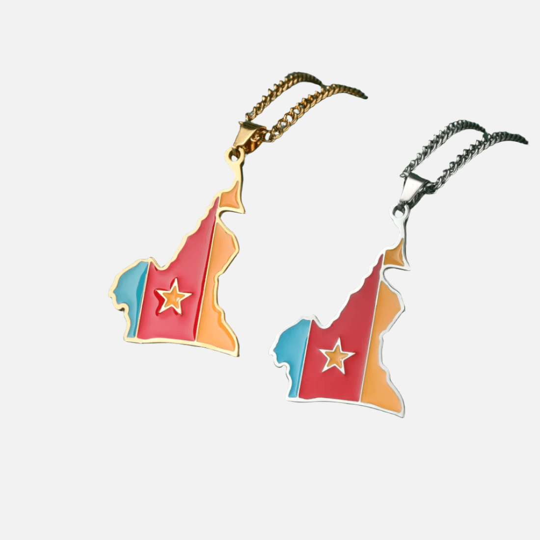 Africa Country/Flag Necklaces - Jewelled Me