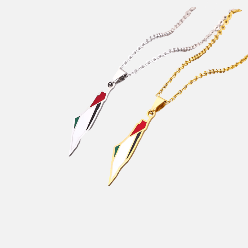 Middle Eastern Country/Flag Necklaces - Jewelled Me