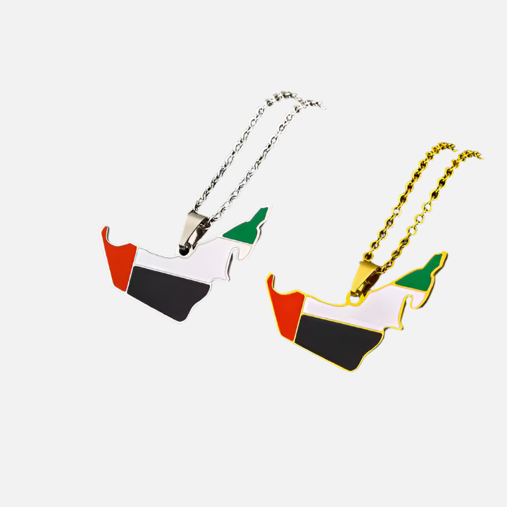 Middle Eastern Country/Flag Necklaces - Jewelled Me