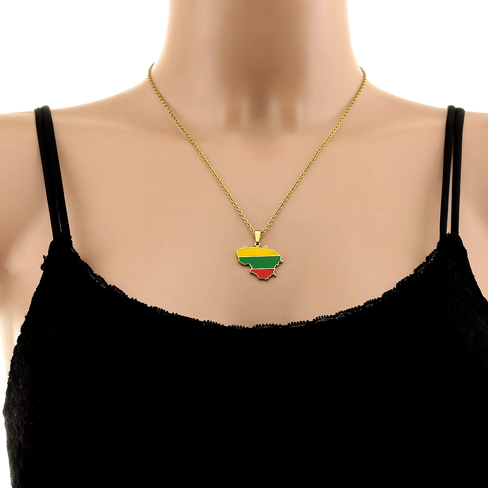 European Country/Flag Necklaces - Jewelled Me