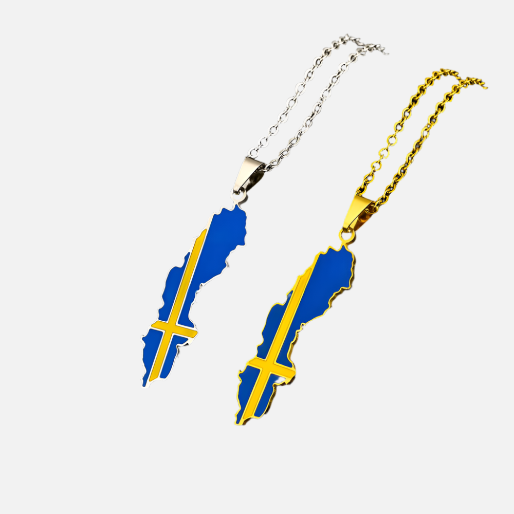 European Country/Flag Necklaces - Jewelled Me