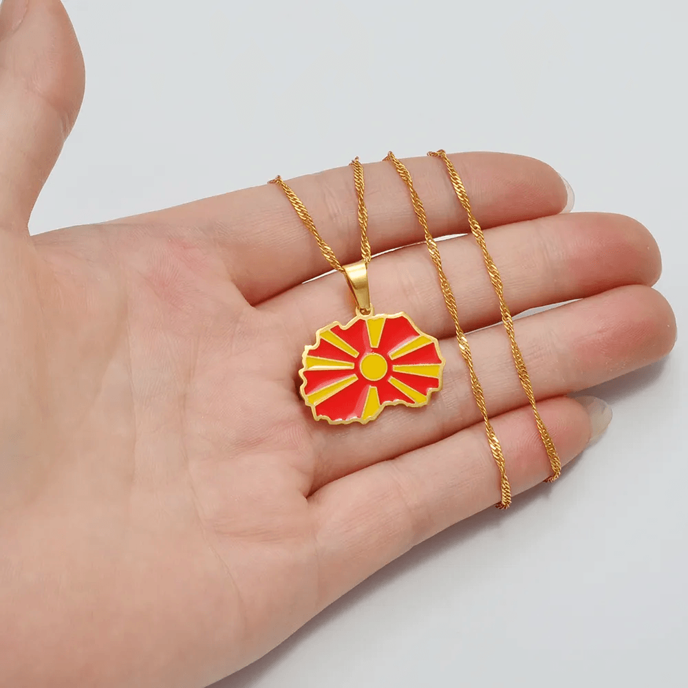 European Country/Flag Necklaces - Jewelled Me