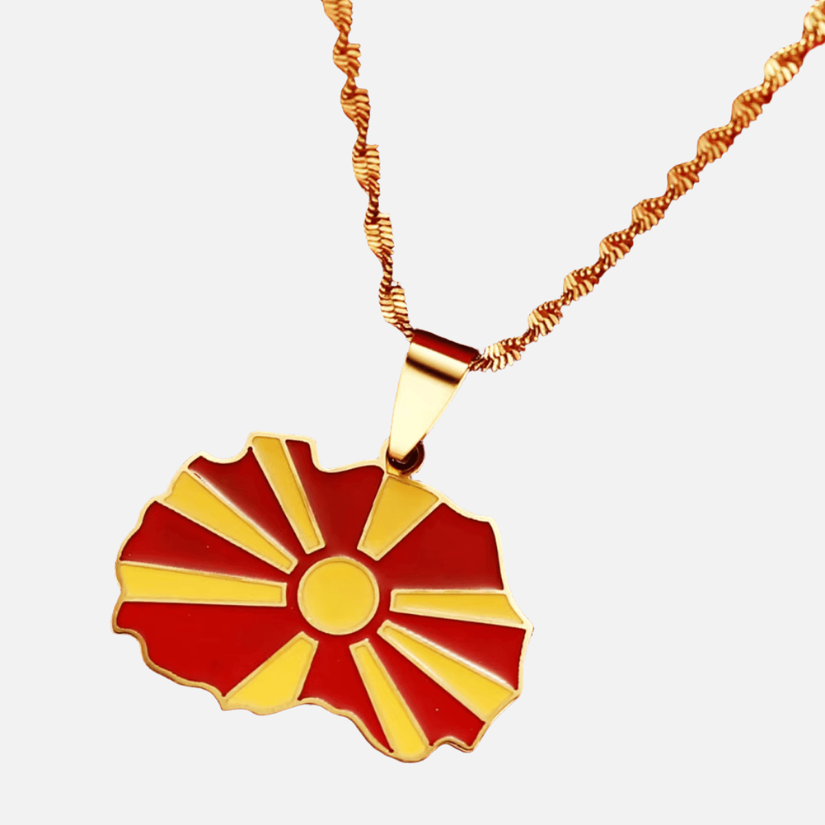 European Country/Flag Necklaces - Jewelled Me