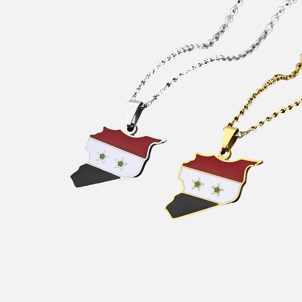 Middle Eastern Country/Flag Necklaces - Jewelled Me