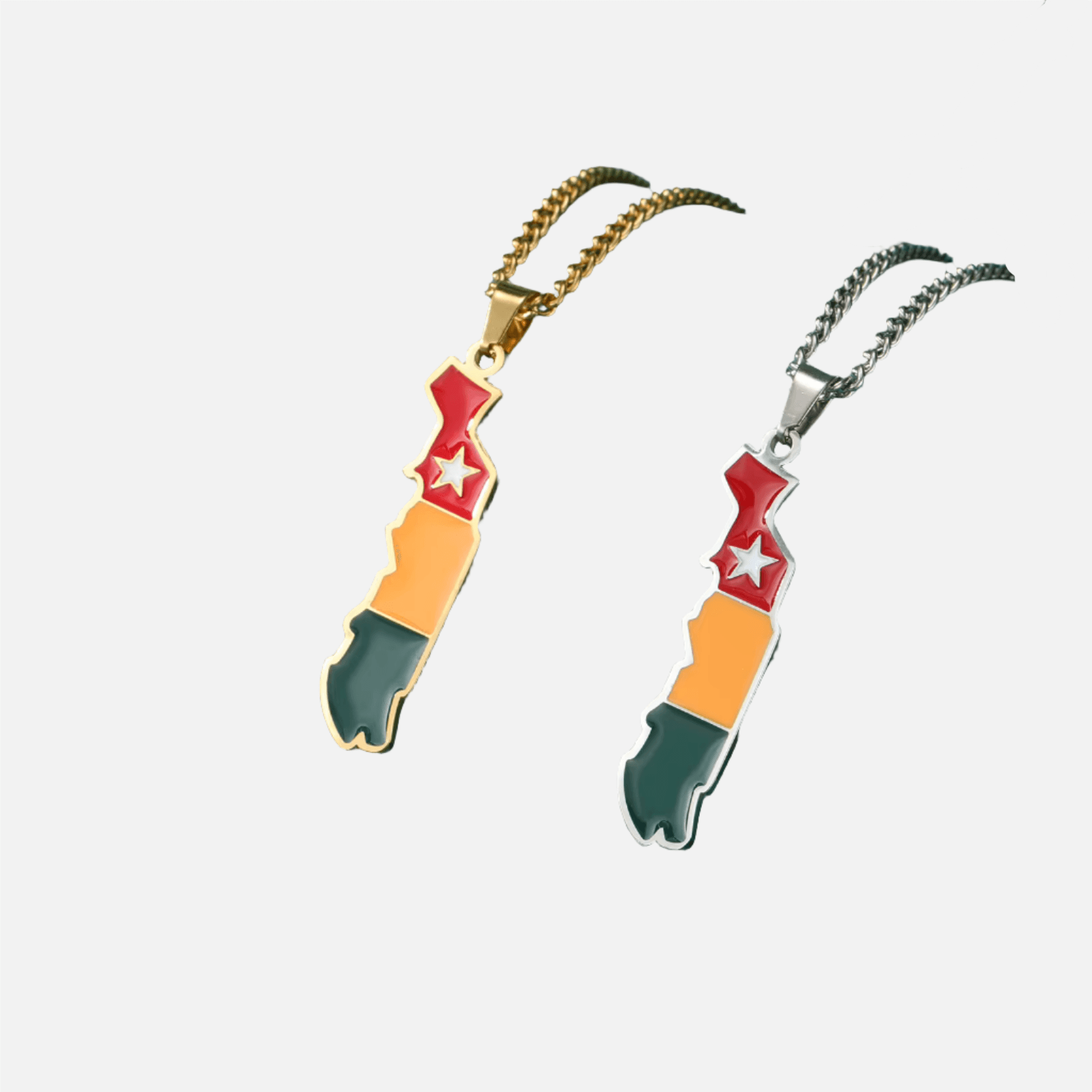 Africa Country/Flag Necklaces - Jewelled Me
