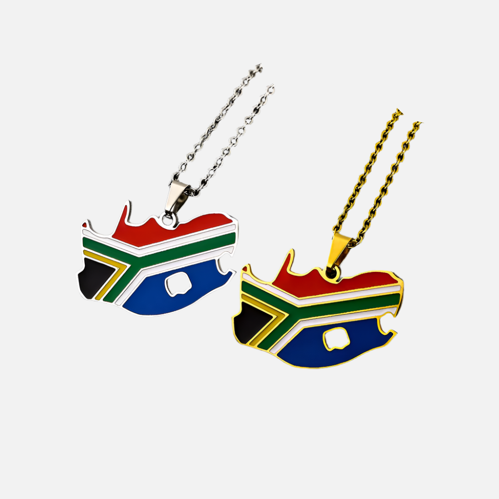 Africa Country/Flag Necklaces - Jewelled Me