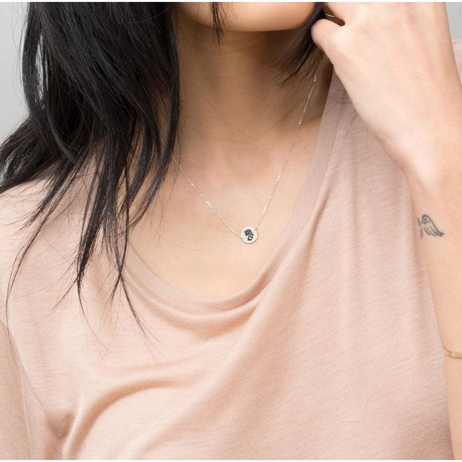 Emblem Zodiac Pendant Necklace (14K Gold-Plated) - Jewelled Me