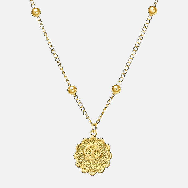 Flower Style Zodiac Necklace - Jewelled Me