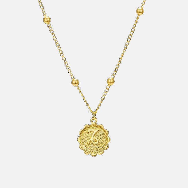 Flower Style Zodiac Necklace - Jewelled Me