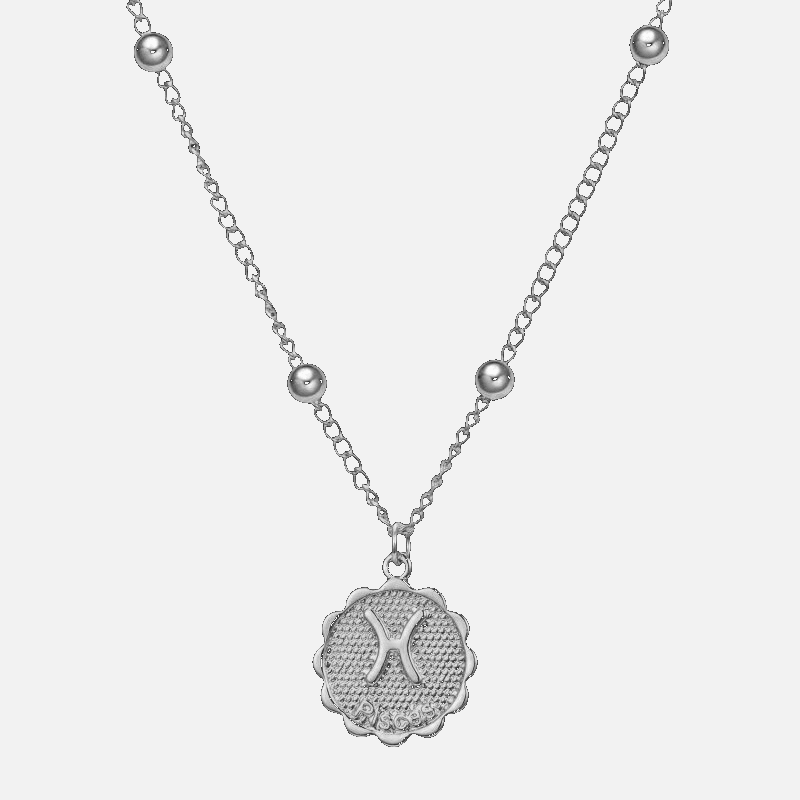 Flower Style Zodiac Necklace - Jewelled Me