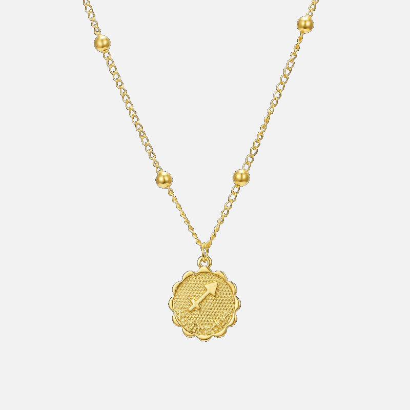 Flower Style Zodiac Necklace - Jewelled Me