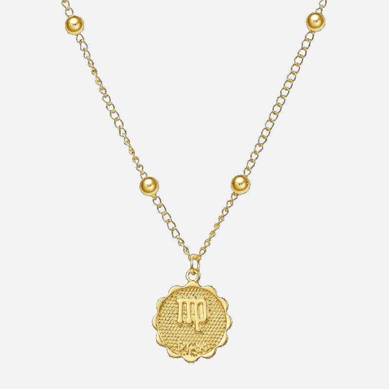 Flower Style Zodiac Necklace - Jewelled Me