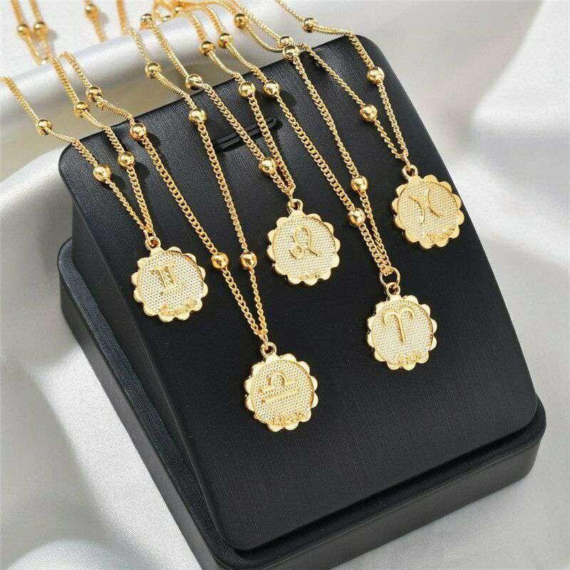 Flower Style Zodiac Necklace - Jewelled Me