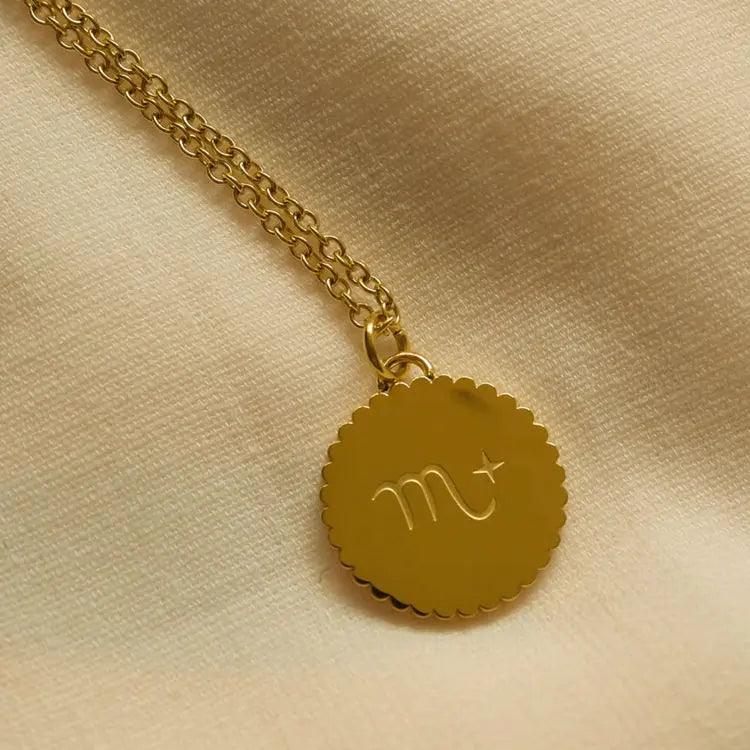 Dainty Zodiac Pendant - Jewelled Me