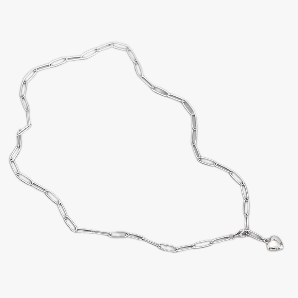 The Heart Padlock Necklace - Jewelled Me