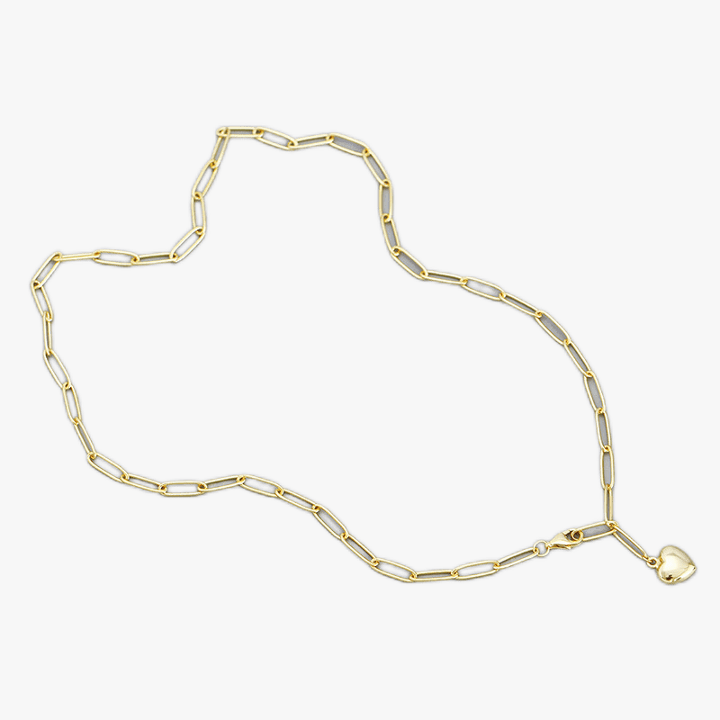 The Heart Padlock Necklace - Jewelled Me