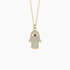 Gold Vermeil Hamsa Necklace - Jewelled Me