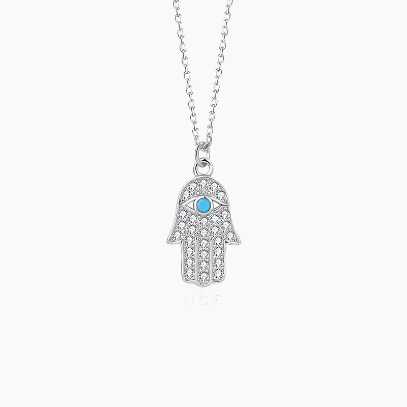 Gold Vermeil Hamsa Necklace - Jewelled Me