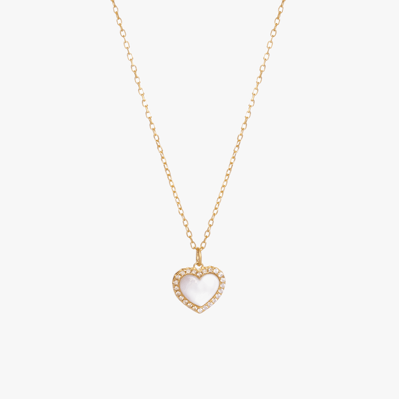 Heart Pendant Necklace - Jewelled Me