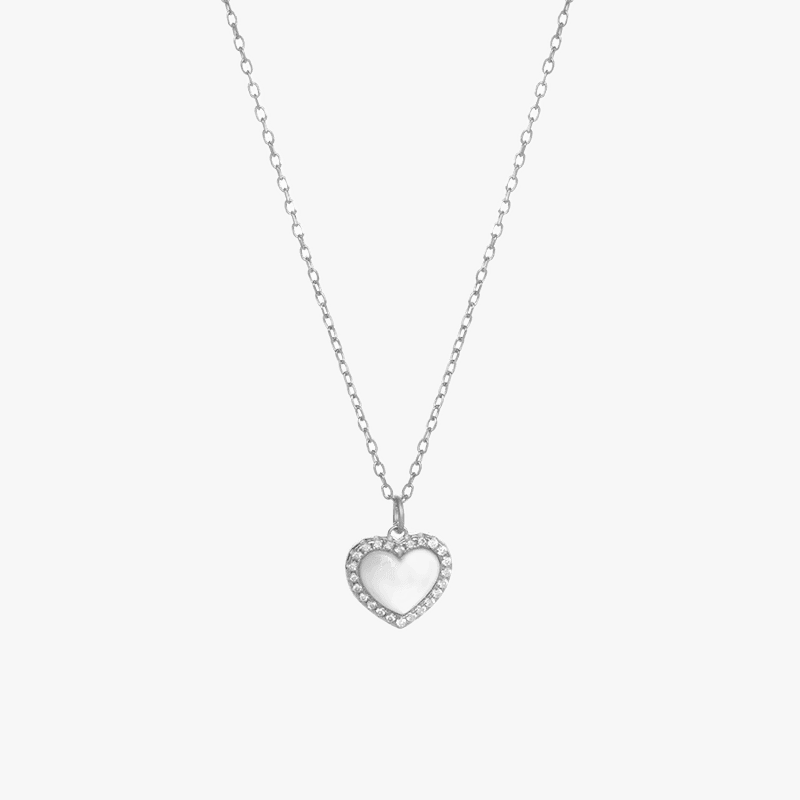 Heart Pendant Necklace - Jewelled Me
