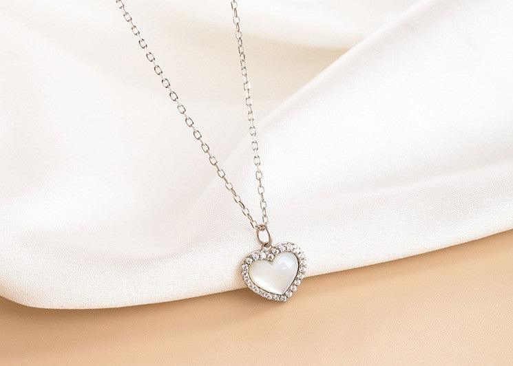 Heart Pendant Necklace - Jewelled Me