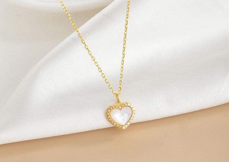 Heart Pendant Necklace - Jewelled Me