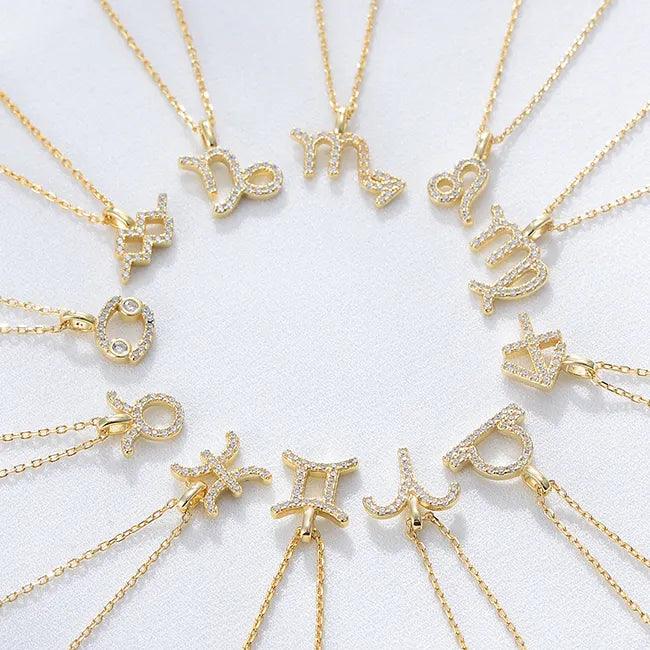 ICED Zodiac Symbol Necklace - Jewelled Me