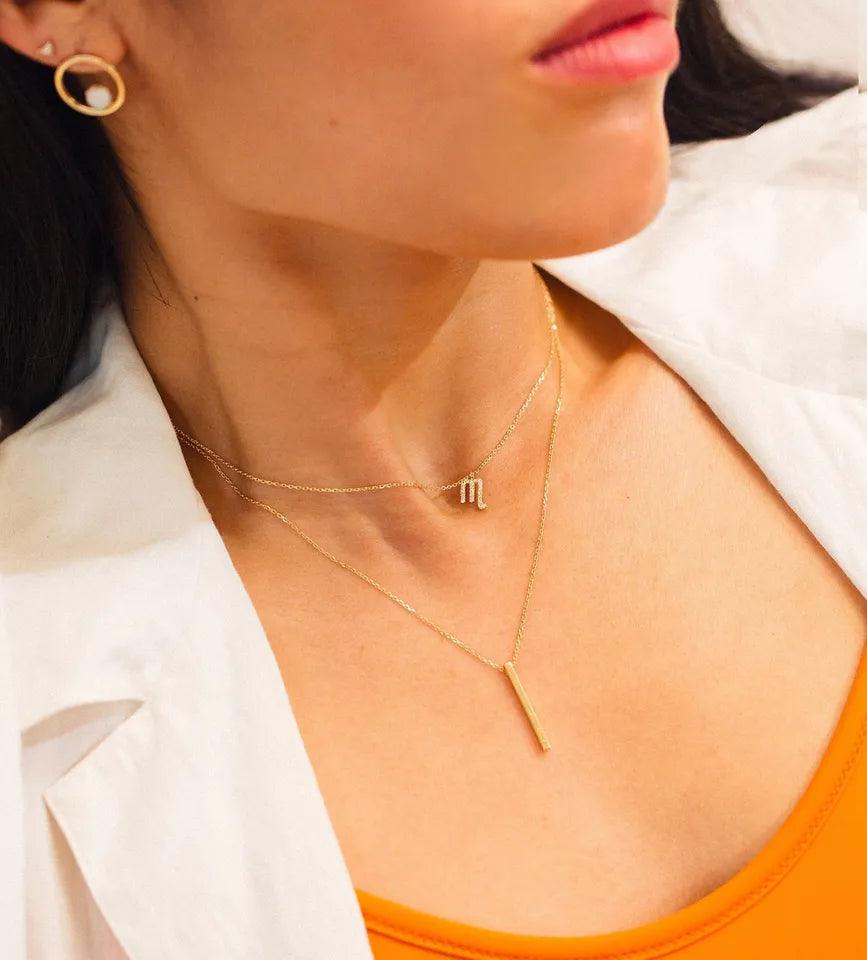 ICED Zodiac Symbol Necklace - Jewelled Me