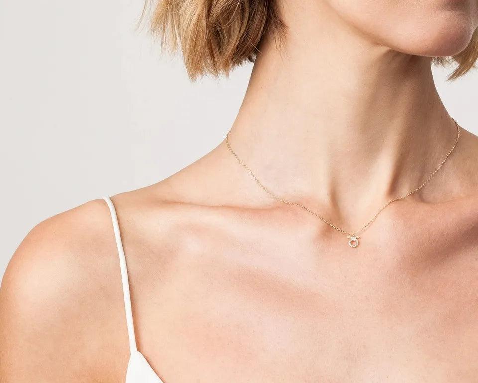ICED Zodiac Symbol Necklace - Jewelled Me