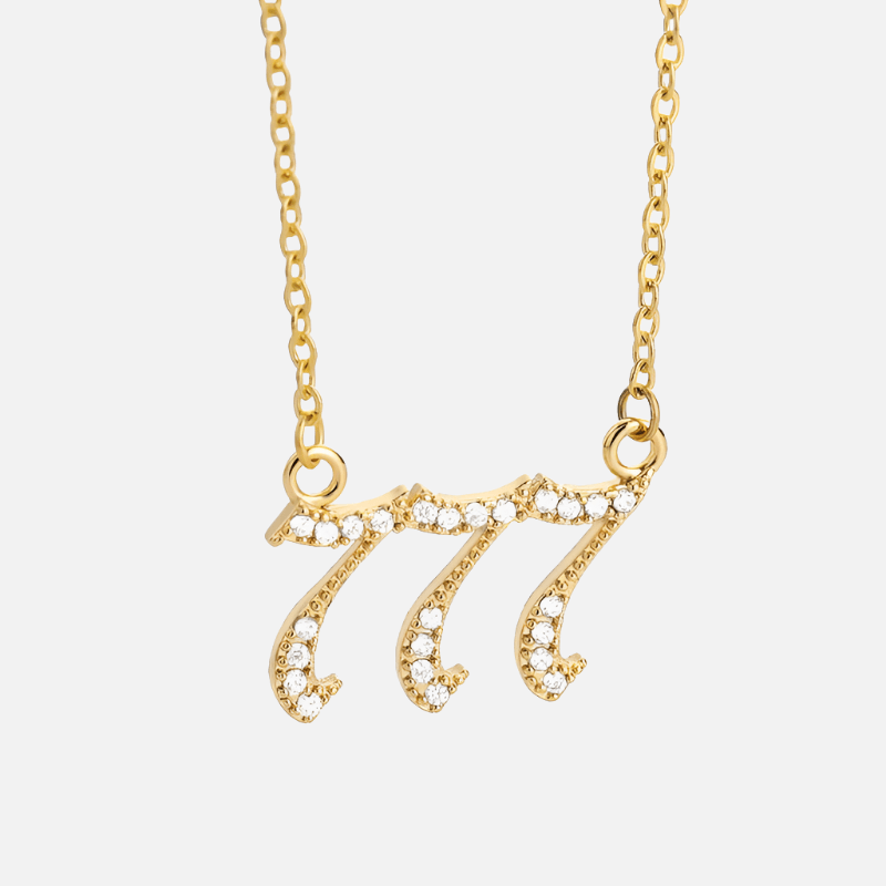 ICED Angel Numbers Necklace - Jewelled Me