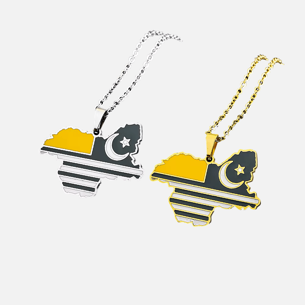 Asian & Oceanian Country/Flag Necklaces - Jewelled Me