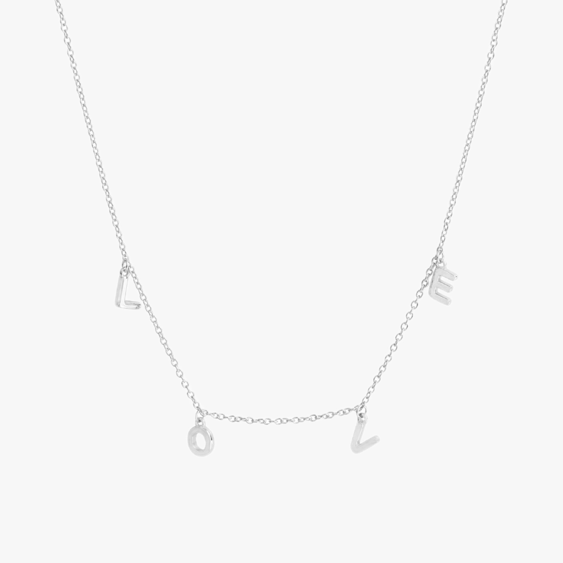Spaced LOVE Necklace - Jewelled Me
