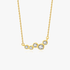 Classic Jewelled Off-Linear Row Necklace - Jewelled Me