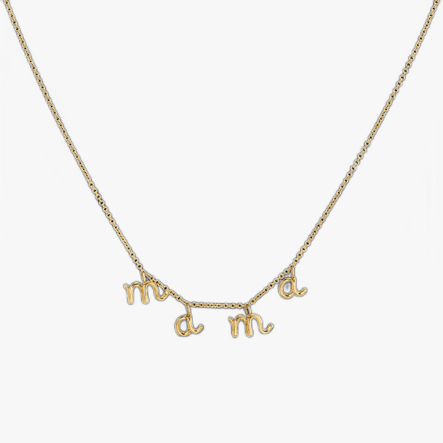 Miniature Letter Mama Necklace - Jewelled Me