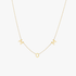 Gold Vermeil Spaced Mom Necklace - Jewelled Me
